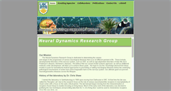 Desktop Screenshot of neuraldynamicsubc.ca